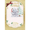 For My Gorgeous Fiancee Me to You Bear Foil Finished Christmas Card