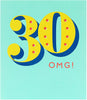 30th Birthday Card Age 30 Celebrate