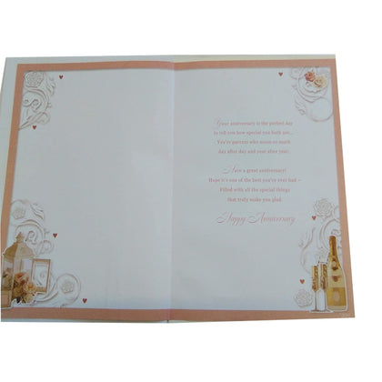 Congratulations On Your Golden Anniversary Mum & Dad Opacity Card