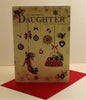 Hanging Shoes And Handbag Design Daughter Christmas Card