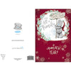 From All The Family Tatty Teddy With Wish Sign Board Design Christmas Card