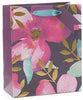 Medium Presents Gift Bag Collage Pink Flowers Purple