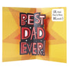 Pop Up Father's Day Card Best Dad Ever Large