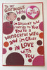 To My Gorgeous WIFE Valentine's Day Card