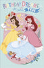 Dreams Do Come True Disney Princess Girl's Birthday Card