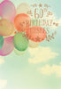 60th Birthday Wishes Card with Balloons