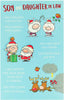 Son and Daughter in Law Christmas Card Special Couples Christmas Funny Festive Poem