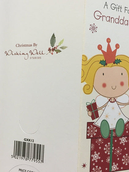 Granddaughter Christmas Money Wallet Card 