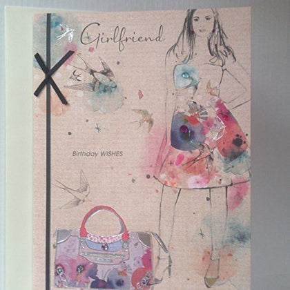 Beautiful Girlfriend Birthday Wishes Large Card