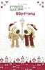 Mum And Her Boyfriend Couple Boofle Holding Hand Design Christmas Card