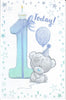 Boy's First Today Me to You Bear Birthday Card