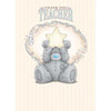 For Teacher Me to You Bear With Star Thank You Card