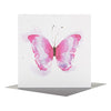 Butterfly Design Open And Blank Card