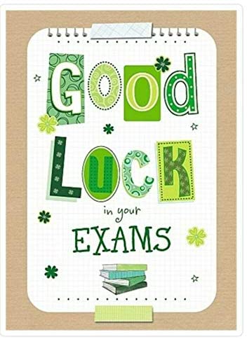 Good Luck in Your Exams Card