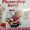 Santa, please stop here Plaque Elliot & Buttons