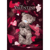 To My Valentine Me to You Bear With Sparkling Hearts Design Valentine's Day Card