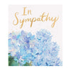 Flower Design Open Sympathy Card