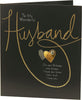 Husband Golden Heart Birthday Card with Sentimental Verse