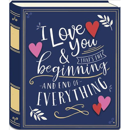 Book Design Valentine's Day Card