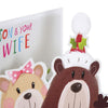 Son and Wife Christmas Card 'Festive Fun'