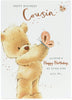 Cute Cousin Birthday Card Cute Nutmeg