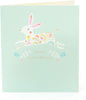 Kids Easter Card Bunny Wishes Card