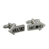 Awesome And Amazing Rhodium Plated Cufflinks