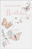 Butterflies And Flowers Design General Birthday Card