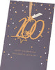 100th Birthday Card with Detachable Keepsake