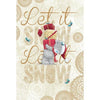 Let It Snow Me to You Bear Christmas Card