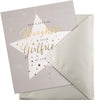 For A Special Daughter and Your Girlfriend Sugar Ombre Star Design Christmas Card