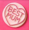 Best Mum Refresh Sweet Love Heart Design Mother's Day Card