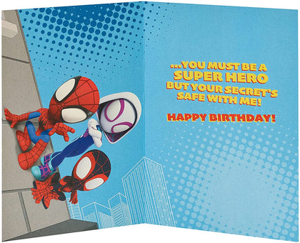 Marvel Daddy from Son Spider-Man Birthday Card