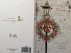 Caring Message Lantern And Wreath Design Christmas Card