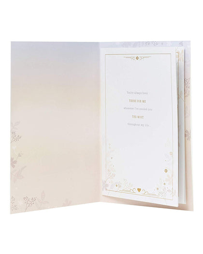 Sentimental Mum Birthday Card with Lovely Verse