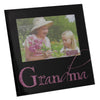 Grandma Black Glass Photo Frame 5" x 3.5"