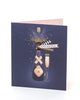 Beautiful Champagne Bottle Illustration Birthday Card