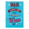 Dad Father's Day Card 'Two Things'