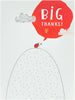 Big Thanks! Ladybird Thank You Card Blank for your own Message