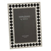 Siver Plated And Epoxy Black Photo Frame 4" x 6"