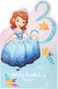 Disney Princess Sofia Girl 3rd Birthday Card