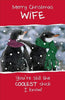 For Wife Funny Animal Humour Christmas Card