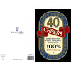 Cheers Men's 40th Birthday Card