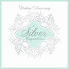 25th Silver Wedding Anniversary Invitations (Pack of 6 Quality Cards & Envelopes)