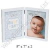 Baby Boy Holds 2 x 5'' x 7'' Photographs Photo Frame