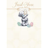 Just For You Tatty Teddy With Eggs Design Easter Card