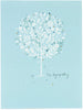 Pack of 6 Flowers Bereavement Sympathy Card