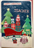 To My Teacher Thank You Appreciate Christmas Card