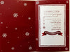 From All The Family Nice Verse Gold Foil Finished Christmas Card