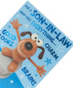 Son In Law Brown Dog Design Birthday Card